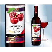 Вино вишневое, сухое, 12,5%, 750мл